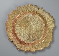 Подстановочная тарелка «coral gold» 